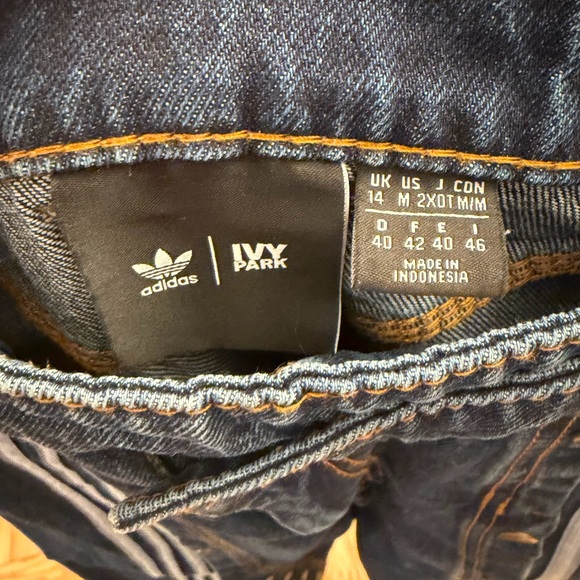 Adidas Ivy Park Breakaway Wide Leg Jeans - Picture 5 of 5